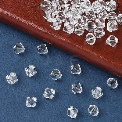 Imitation Austrian Crystal Beads SWAR-F022-8x8mm-001-1