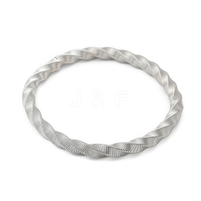 304 Stainless Steel Stretch Bangles for Women LS-BJEW-P315-02A-P-1