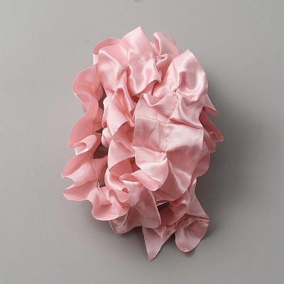 3.28 Feet Polyester Ruffled Ribbons SRIB-WH0011-087C-1