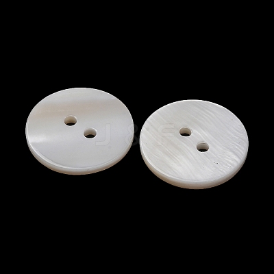 Natural Freshwater Shell Buttons SH-CBA22EC-01-1
