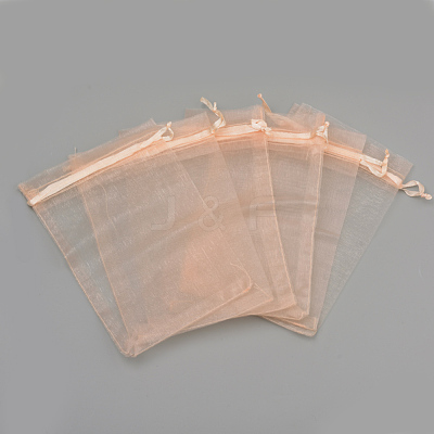 Organza Gift Bags with Drawstring OP-R016-7x9cm-23-1
