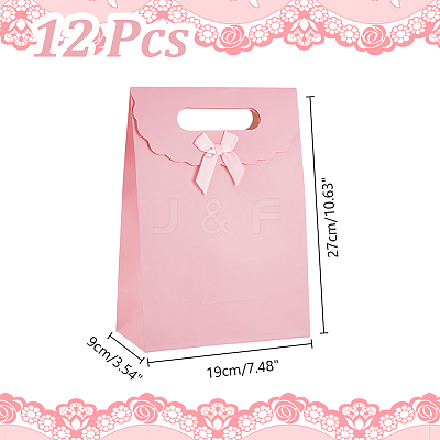 Rectangle Paper Gift Bags CARB-WH0017-14B-01-1