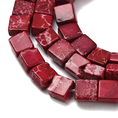 Dyed Natural Imperial Jasper Beads Strands G-F833-A01-01-1
