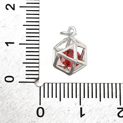 S925 Sterling Silver with Cubic Zirconia Charms LS-STER-Q006-07A-P-1