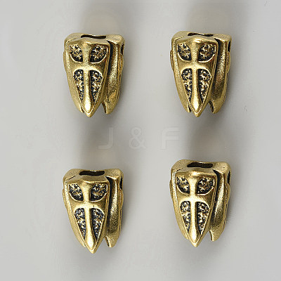 Brass European Beads KK-WH0079-228AB-1
