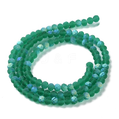 Transparent Glass Beads Strands X1-EGLA-A034-T4mm-MB18-1
