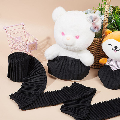 5 Yards Polyester Pleated Ribbon OCOR-FG0002-02B-1