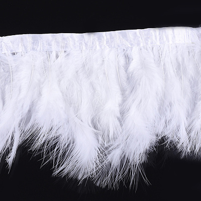 Turkey Feather Fringe Trimming FIND-T037-03N-1