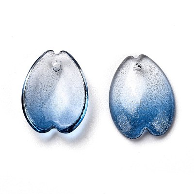 Transparent Glass Pendants GLAA-B003-03E-1
