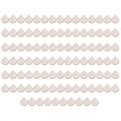 Golden Plated Enamel Alloy Charms ENAM-SZ0001-26A-L-1