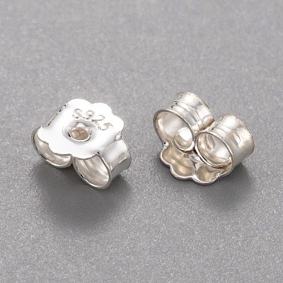 925 Sterling Silver Friction Ear Nuts STER-L063-09S-1