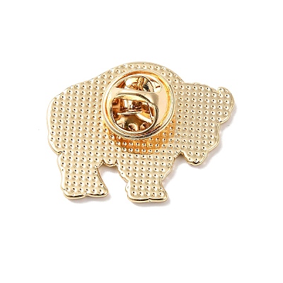 Yak Enamel Pins JEWB-L022-01A-G-1