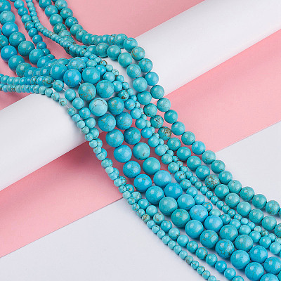 Natural Magnesite Beads Strands G-TAC0001-03C-1