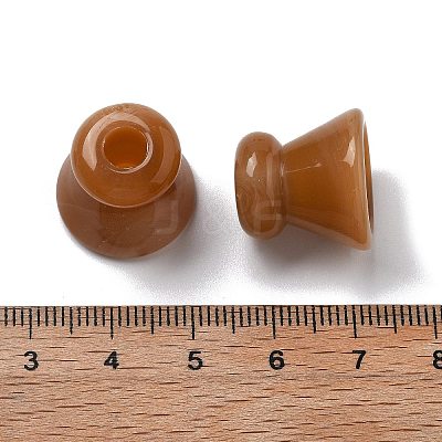 Two Tone Acrylic Beads OACR-S042-04G-1