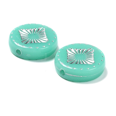 Opaque Acrylic Beads OACR-G016-07D-1