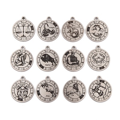 Non-Tarnish (Defective Closeout Sale: Scratched) 201 Stainless Steel Pendants STAS-XCP0001-91-1