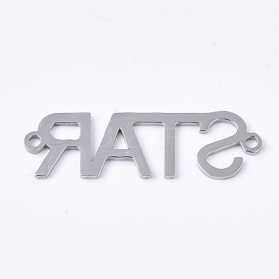 Non-Tarnish 201 Stainless Steel Links connectors STAS-N091-37P-1