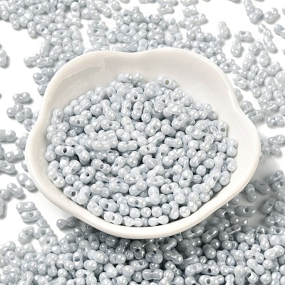 Opaque Colours Luster Glass Seed Beads SEED-B001-01A-09-1