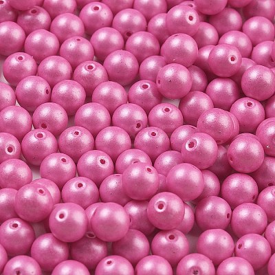 Baking Paint 3/0 Glass Seed Beads SEED-A034-02J-1