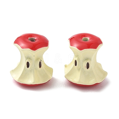 Spray Painted Alloy Beads FIND-C074-10KCG-02-1
