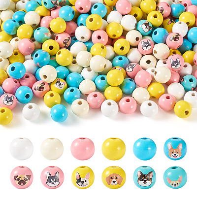 Wood European Beads WOOD-TA0002-62-1