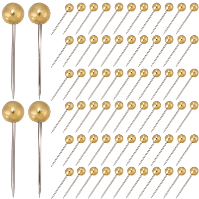 1Set 201 Stainless Steel Ball Head Pins DIY-SP0007-91G-1
