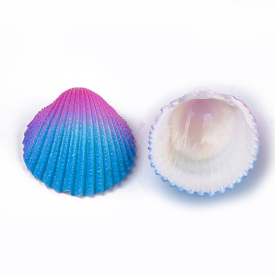 Spray Paint Natural Ark Shell Beads LS-X-SSHEL-S261-03D-1
