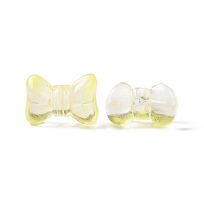 Transparent Spray Painted Glass Beads GLAA-I050-11I-1