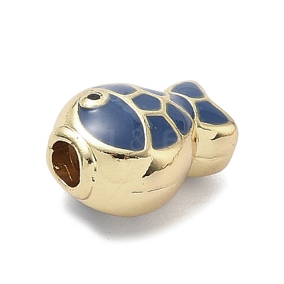Brass Enamel Beads KK-K368-18G-1