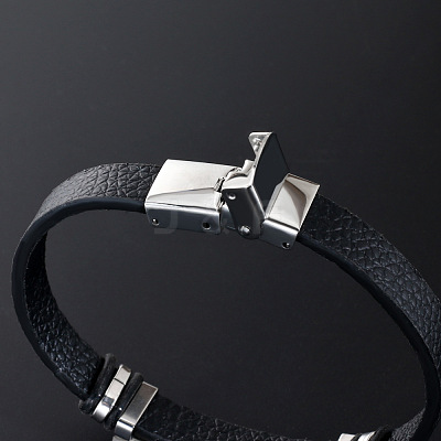 201 Stainless Steel Constellation Beaded Bracelet LS-ZODI-PW0001-044H-1