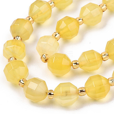 Natural Agate Beads Strands G-T131-82A-10-1