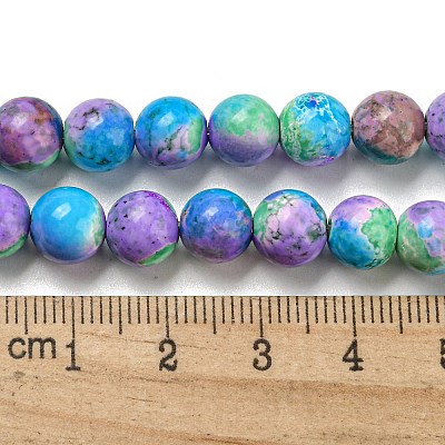 Synthetic Imperial Jasper Beads Strands G-N342-25B-1-1