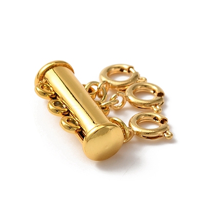 3-Strand 6-Hole Alloy Magnetic Slide Lock Clasps FIND-TAC0014-69A-G-1