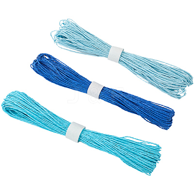 3 Bundles 3 Colors  Twisted Paper Cord DIY-CP0012-06C-1