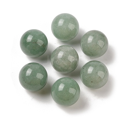 Natural Green Aventurine No Hole Sphere Beads G-K353-04D-02-1