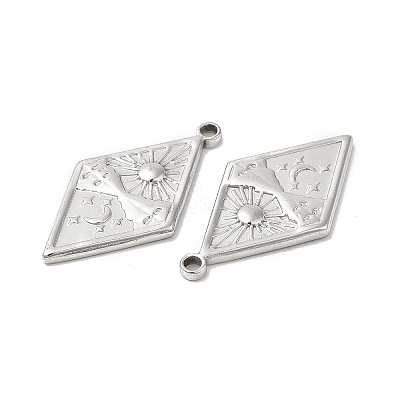 Non-Tarnish 304 Stainless Steel Pendants LS-STAS-L020-038P-1