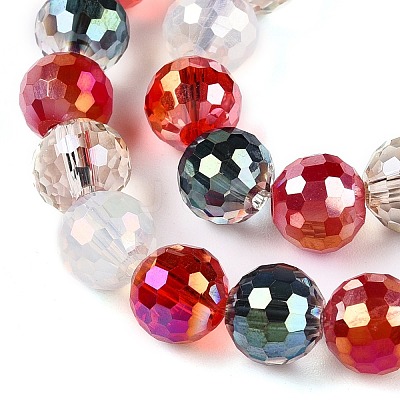 Electroplate Glass Bead Strands X-GLAA-Z006-01J-1