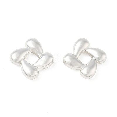 Brass European Beads KK-CBAFC6C-04S-1