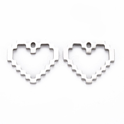 Non-Tarnish 201 Stainless Steel Pendants STAS-N088-29P-NR-1