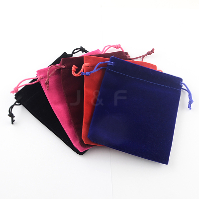 Rectangle Velvet Pouches TP-R002-7x9-M-1