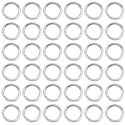 304 1000pcs Stainless Steel Open Jump Rings STAS-SP0001-71C-1