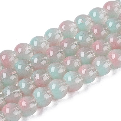 Acrylic Imitation Cat Eye Beads Strands OACR-Q197-01A-11-1
