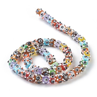 Handmade Bumpy Lampwork Beads LAMP-J092-03C-1