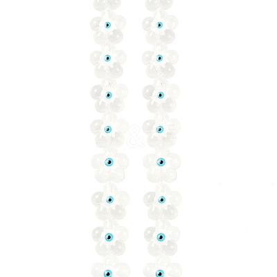 Transparent Glass Beads Strands GLAA-K070-01G-1