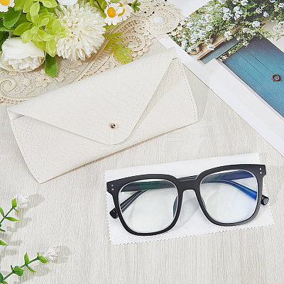 1Pc Rectangle PVC Leather Eyeglass Cases AJEW-CN0005-06B-1