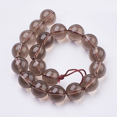 Smoky Quartz Beads Strands X-G-C076-10mm-4-1
