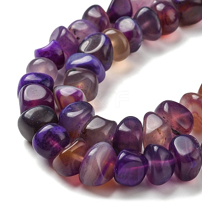 Natural Agate Beads Strands G-C039-F01-1