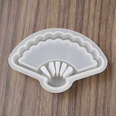 Fan Pendant DIY Silhouette Silicone Molds DIY-Z040-01D-1
