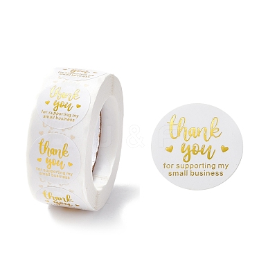 Thank You Stickers Roll DIY-O021-08A-1