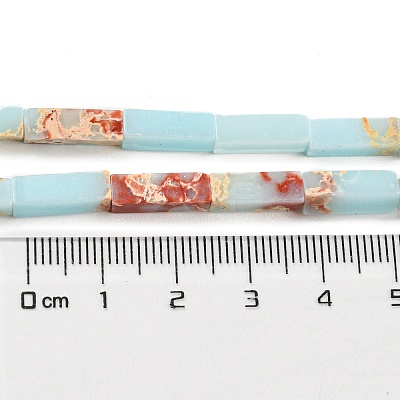 Synthetic Imperial Jasper Dyed Beads Strands G-D077-C01-11-1